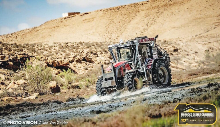 Ο ελκυστήρας ΜasseyFerguson 8s dyna e-power ολοκλήρωσε το Morocco Desert Challenge