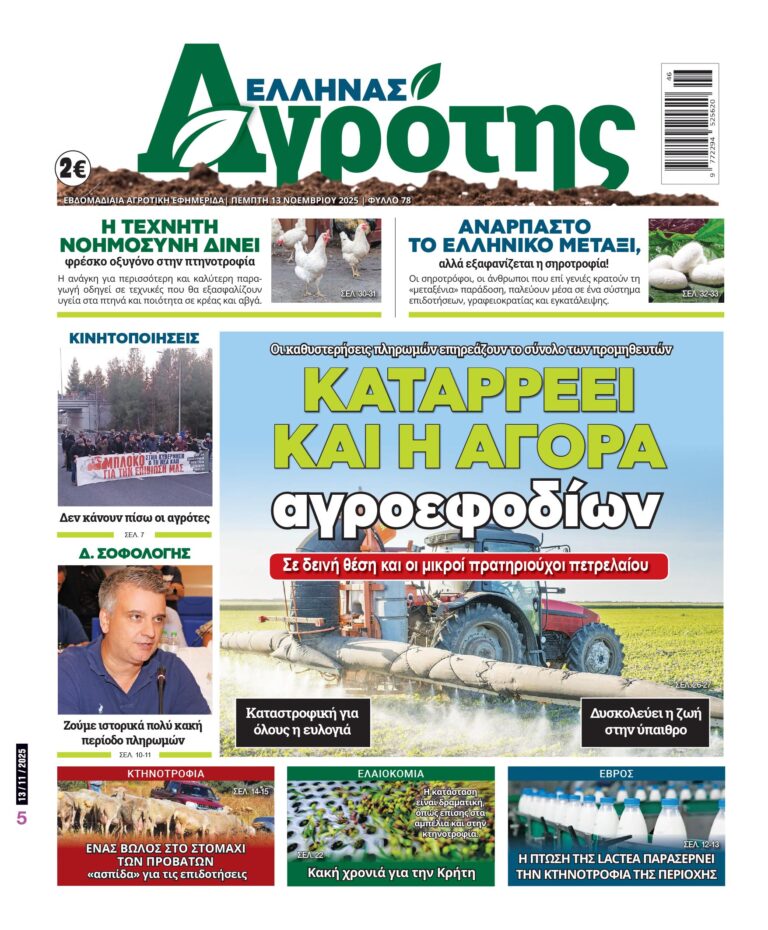 Πρωτοσέλιδο 13.11.2025