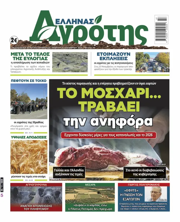 Πρωτοσέλιδο 20.11.2025