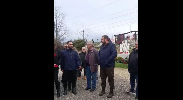 Οι Θεσσαλοί αγρότες στο σημείο του σιδηροδρομικού δυστυχήματος των Τεμπών (Βίντεο)