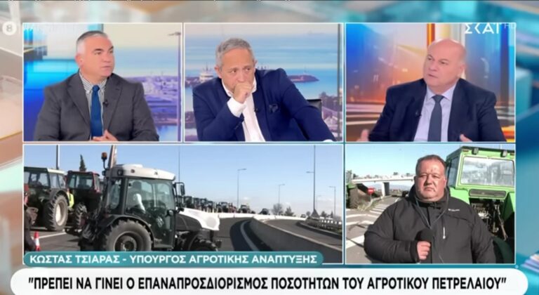 «Όχι» Τσιάρα στο αφορολόγητο αγροτικό πετρέλαιο - Μέχρι 31/1 οι πληρωμές, λέει ο ΥΠΑΑΤ (Βίντεο)