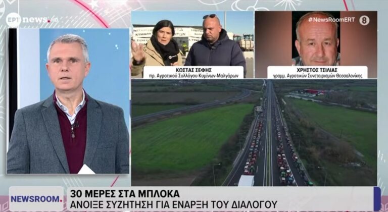 Σφοδρή αντιπαράθεση μεταξύ αγροτοσυνδικαλιστών για την πορεία των κινητοποιήσεων (Βίντεο)